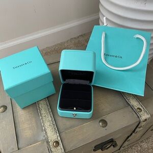 Tiffany & Co. Engagement & Wedding Band Ring Box and Bag NWT